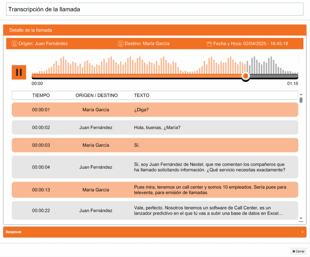 Neotel Transcripcion De Llamadas Ia Inteligencia Artificial 1024x850